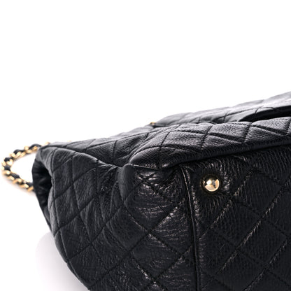 Chanel Calfskin Quilted XXL Travel Flap Bag Navy 10 of 11