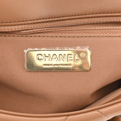 Chanel Lambskin Quilted Medium Chanel 19 Flap Brown 6 of 11