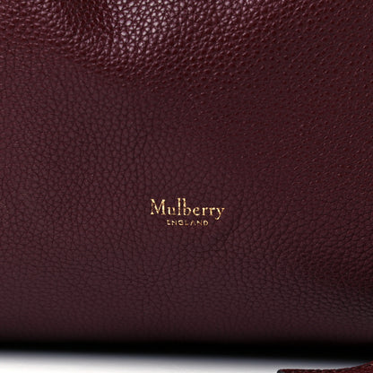 Mulberry Grained Calfskin Small Tyndale Bucket Bag Burgundy 7 of 10