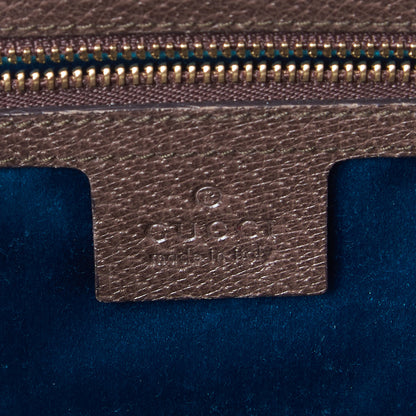 Gucci GG Supreme Monogram Web Medium Ophidia Chain Shoulder Bag Brown 9 of 11