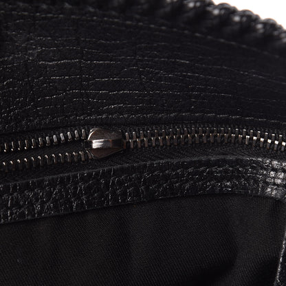 Gucci Monogram Large Horsebit Chain Hobo Black 10 of 13