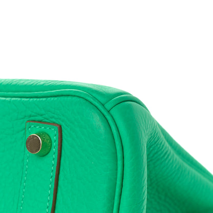 Hermes Taurillon Clemence Birkin 35 Menthe 11 of 14