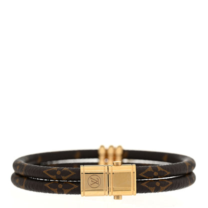 Louis Vuitton Monogram Keep it Twice Bracelet 17 3 of 6