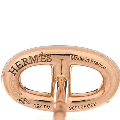 Hermes 18K Rose Gold TPM Farandole Stud Earrings 4 of 5