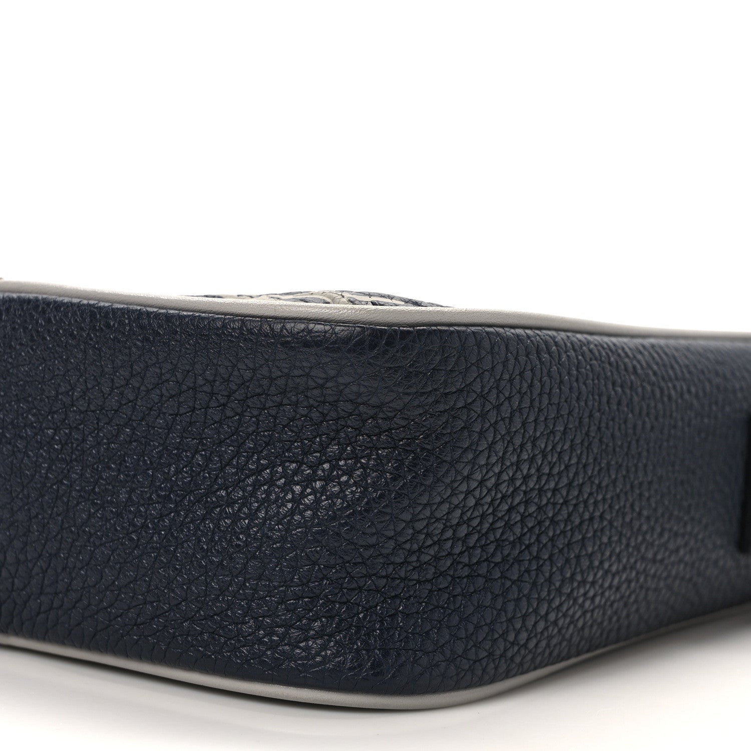 Versace Grained Calfskin Pop Medusa Messenger Bag Blue Nights Cloud 8 of 11