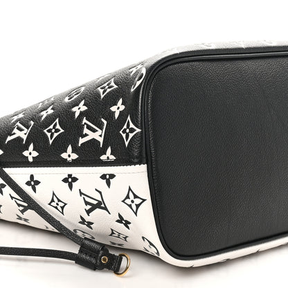 Louis Vuitton Empreinte Spring In The City Neverfull MM Black White Pink 9 of 10