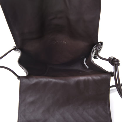 Bottega Veneta Nappa Intrecciato Small Knot Flap Crossbody Fondente 4 of 4