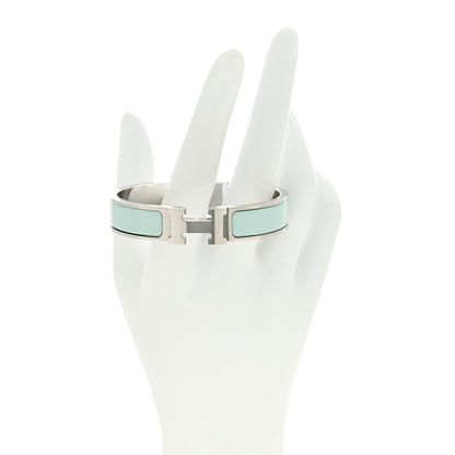 Hermes Enamel Narrow Clic Clac H Bracelet PM Mint 2 of 5