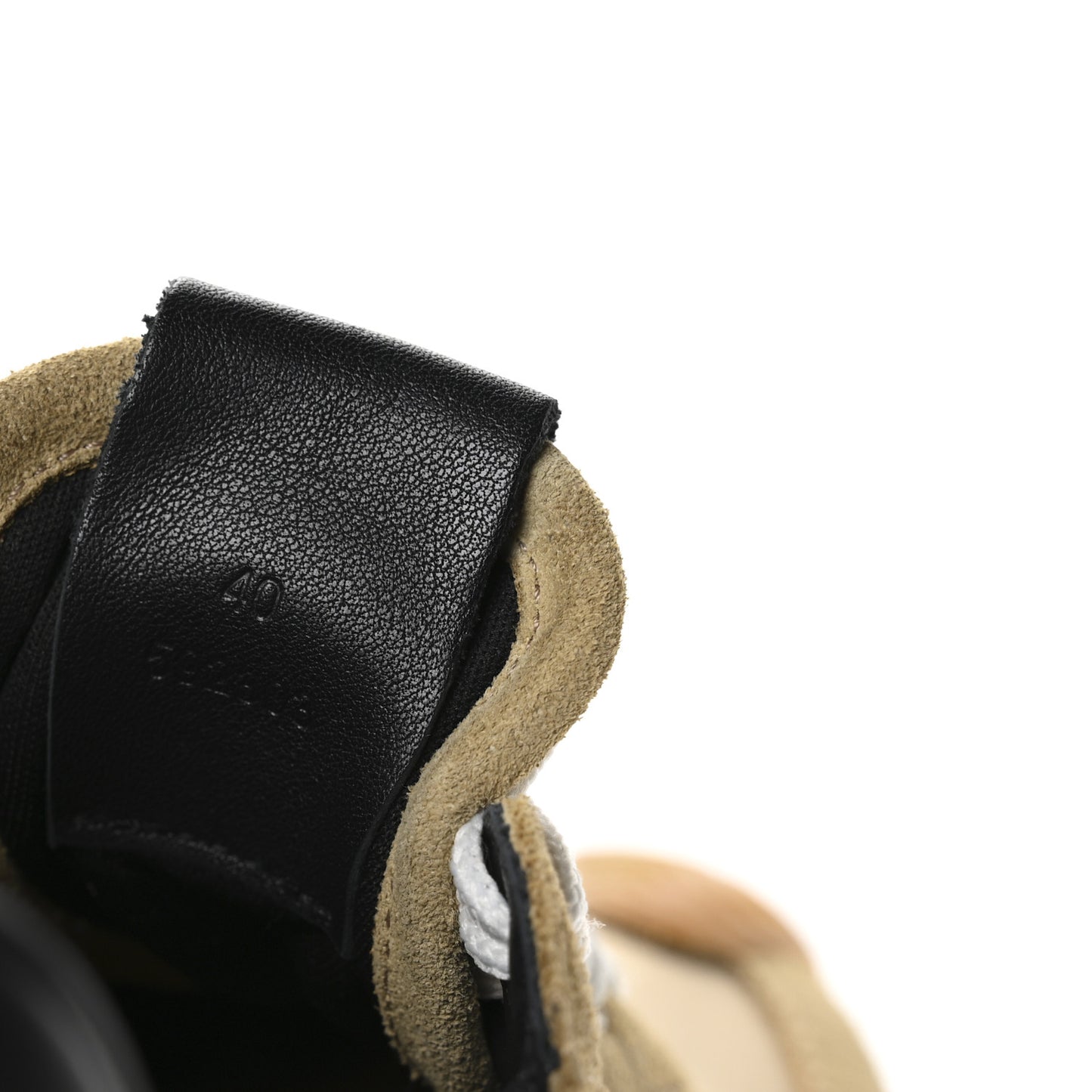 Nylon Suede Flow Runner Sneakers 40 Gold Black