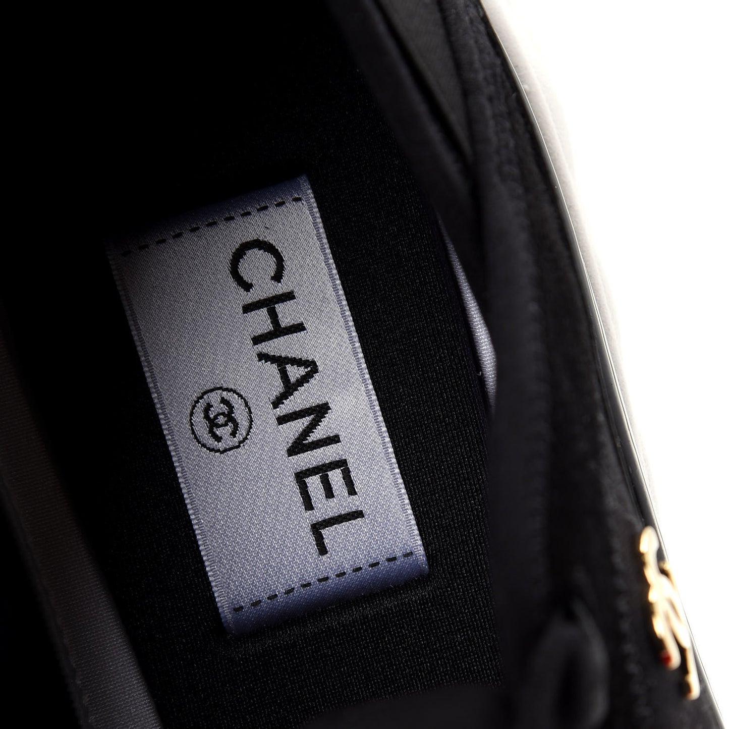 Velvet Calfskin Mixed Fibers CC Sneakers 41.5 Black