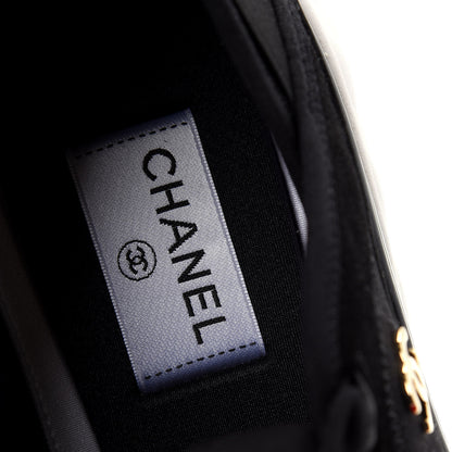 Chanel Velvet Calfskin Mixed Fibers CC Sneakers 41.5 Black 8 of 11