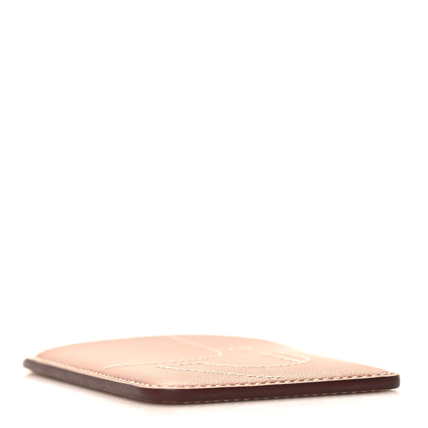 Hermes Swift Stitched Elephant MagSafe Card Holder Gold 4 of 7