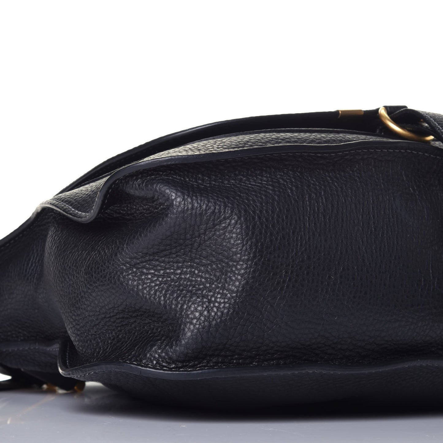 Calfskin Medium Marcie Satchel Black