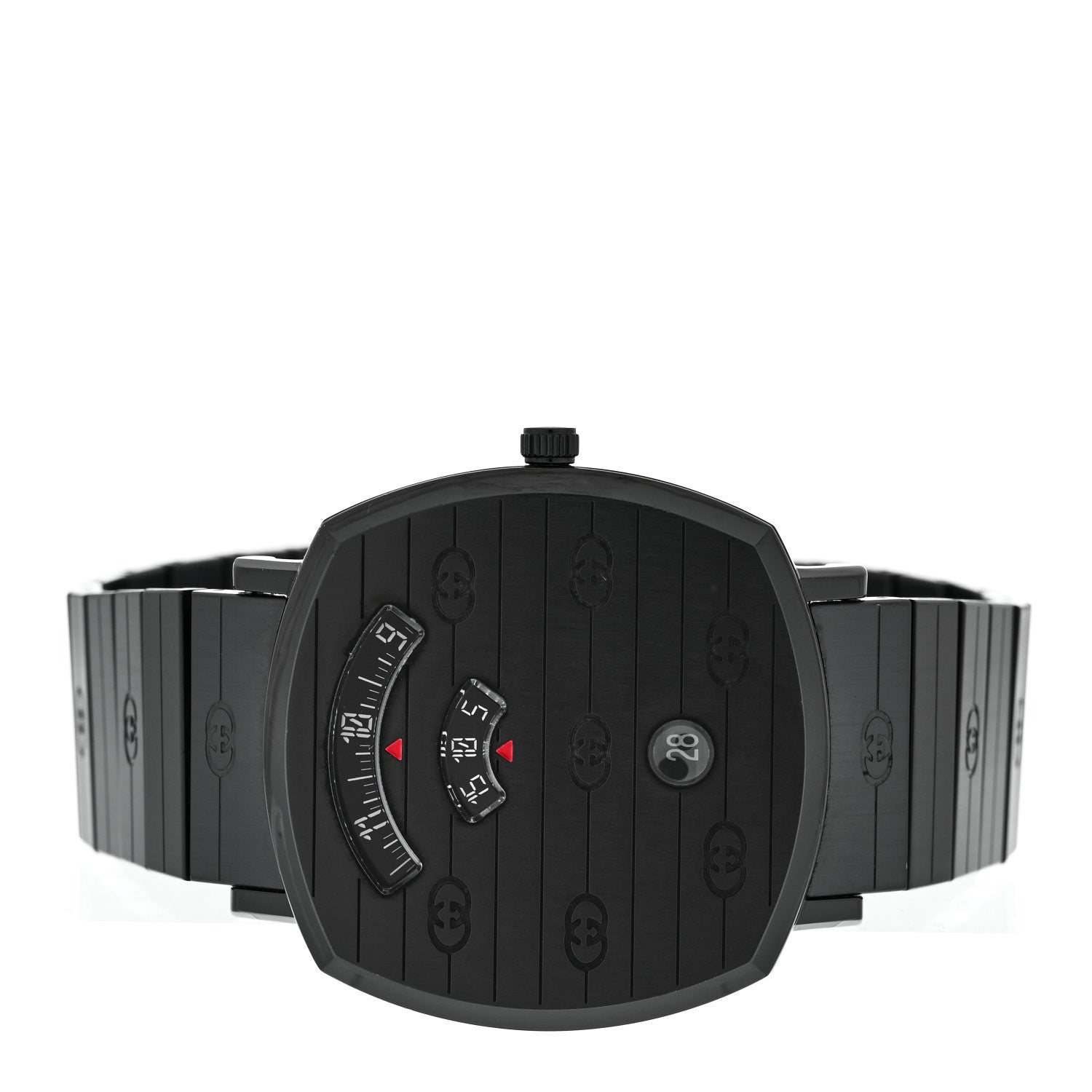 Gucci PVD Stainless Steel 38mm Grip Quartz Watch Black 2 of 4