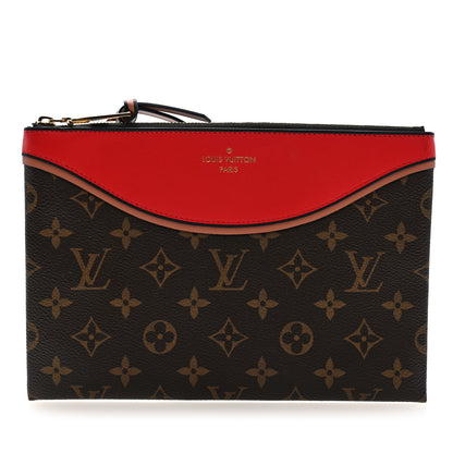 Louis Vuitton Monogram Tuileries Pochette Red 1 of 6