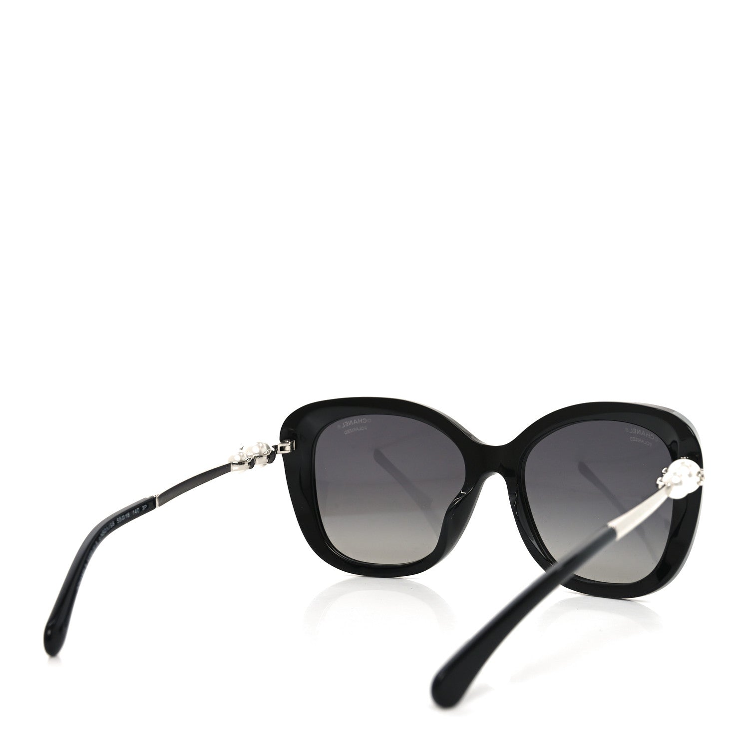 CHANEL シャネルサングラスパール付きCH5339-H-A Chanel Acetate Polarized Butterfly Winter Pearl Sunglasses 5339