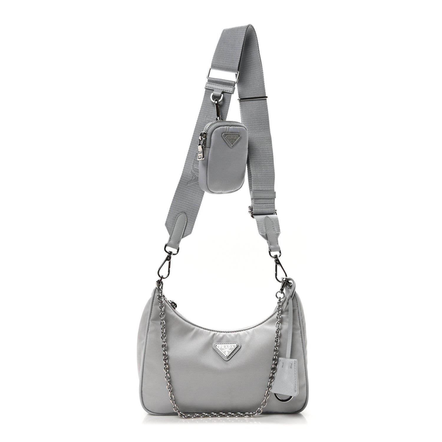 Prada Re-Nylon Saffiano Re-Edition 2005 Shoulder Bag Fiordaliso 1 of 11