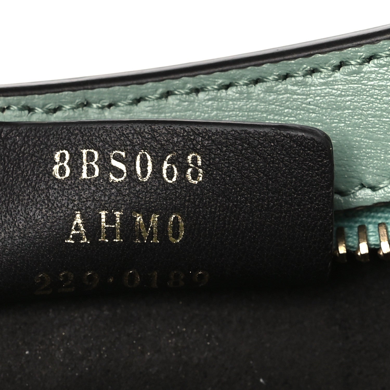 Fendi Vitello Palmellato Fendi O'Lock Swing Menta 8 of 10