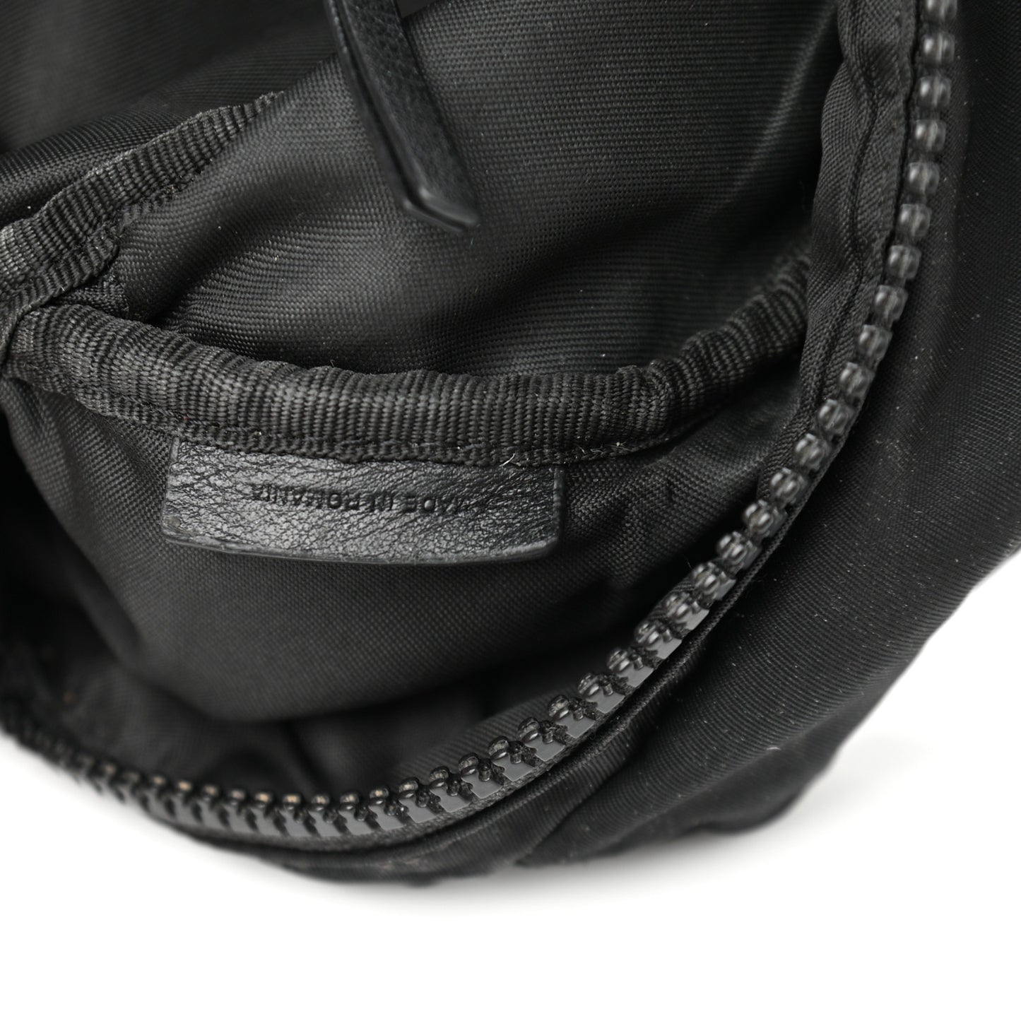 Nylon Logo Belt Bag Black