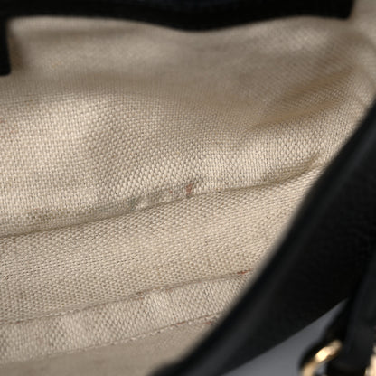 Gucci Pebbled Calfskin Medium Soho Flap Crossbody Black 14 of 23