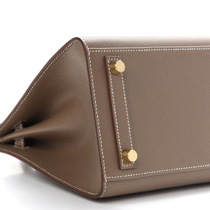 Hermes Epsom Birkin Sellier 25 Etoupe 9 of 35