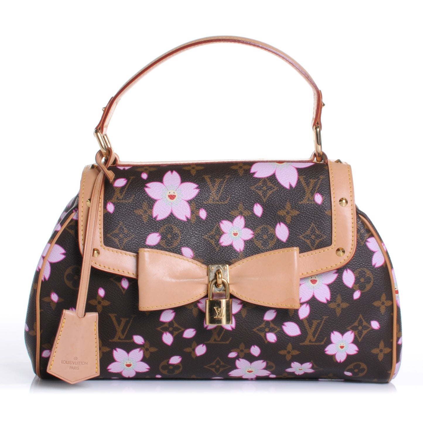 Monogram Cherry Blossom Sac Retro Bag Brown