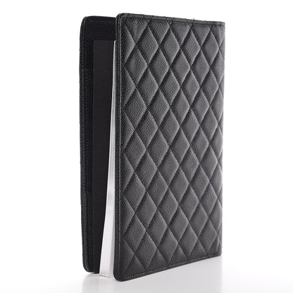 Chanel Caviar Quilted Large Agenda Cover Black 3 of 16