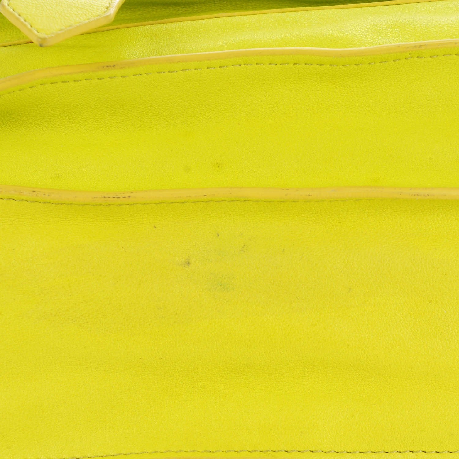 Proenza Schouler Lambskin Large PS1 Satchel Citron 12 of 14