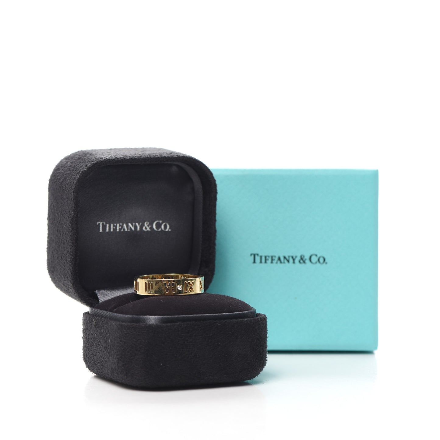 18K Yellow Gold Diamond Wide Atlas Pierced Ring 60 9.25