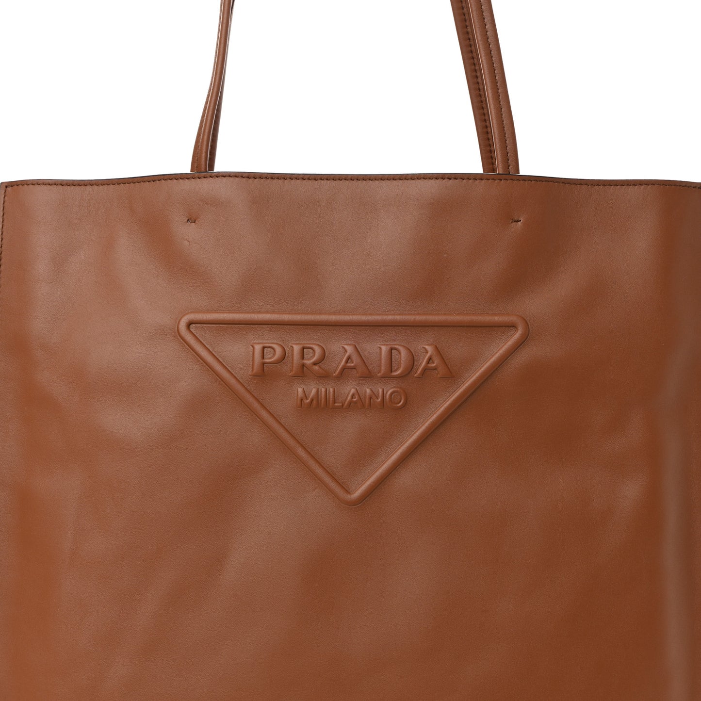 Soft Calfskin Tote Cognac