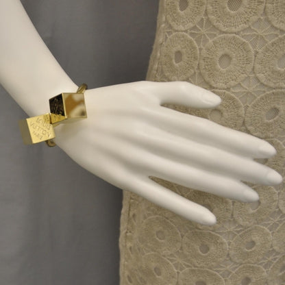 Louis Vuitton Cube Bracelet Gold 7 of 9