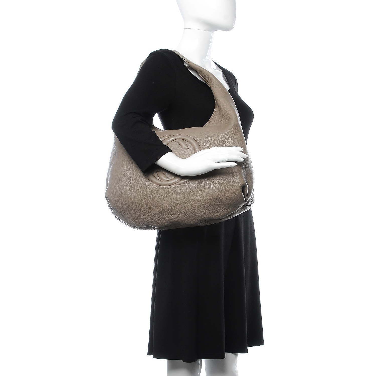 Gucci Pebbled Calfskin Large Soho Hobo New Fango 2 of 9