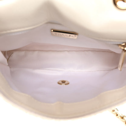Chanel Sequin Mini Rectangular Flap White 5 of 10