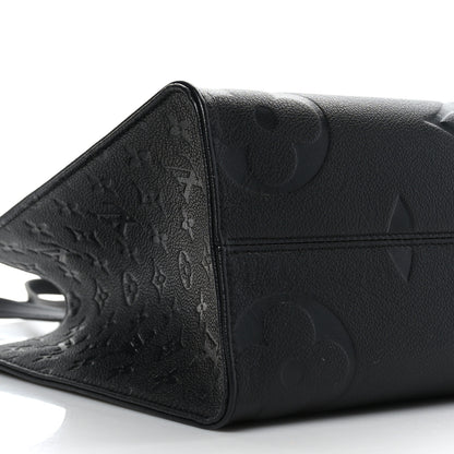 Louis Vuitton Empreinte Monogram Giant Onthego MM Black 7 of 8