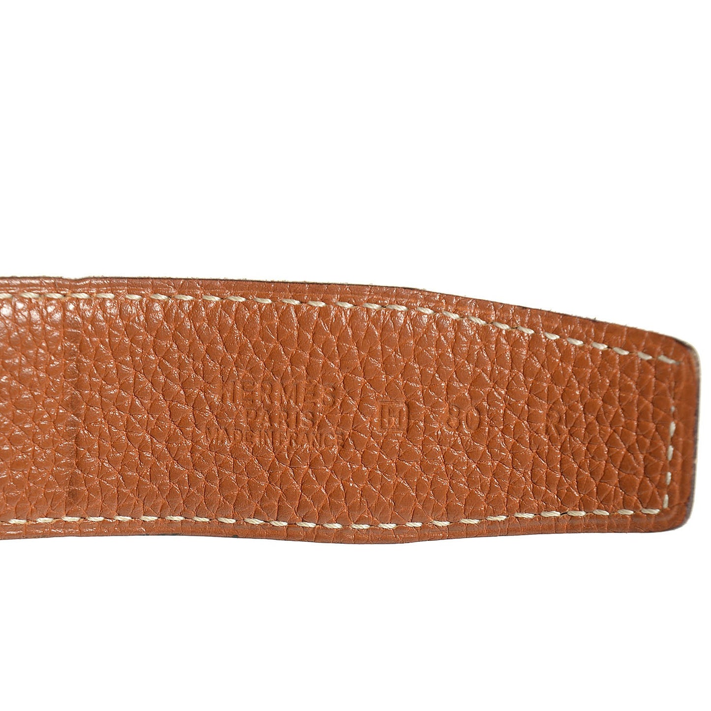 Box Togo Polished 32mm H Belt 80 Black Gold