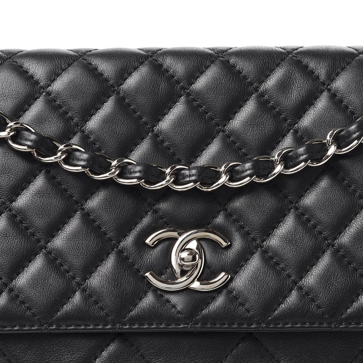 Chanel Calfskin Quilted In The Business Flap Bag Black 9 of 10