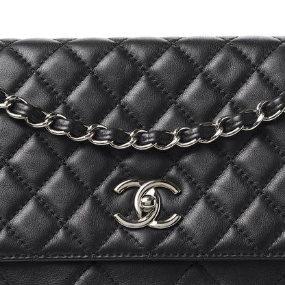 Chanel Calfskin Quilted In The Business Flap Bag Black 9 of 10