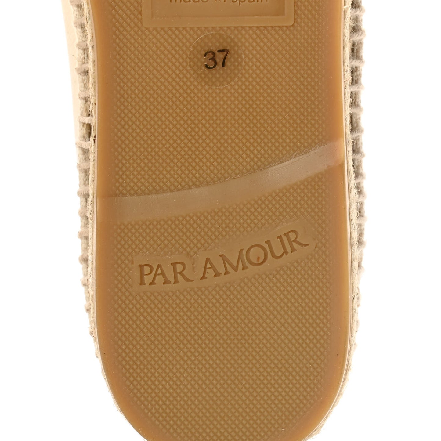 Canvas Logo Espadrilles 37 Greggio White