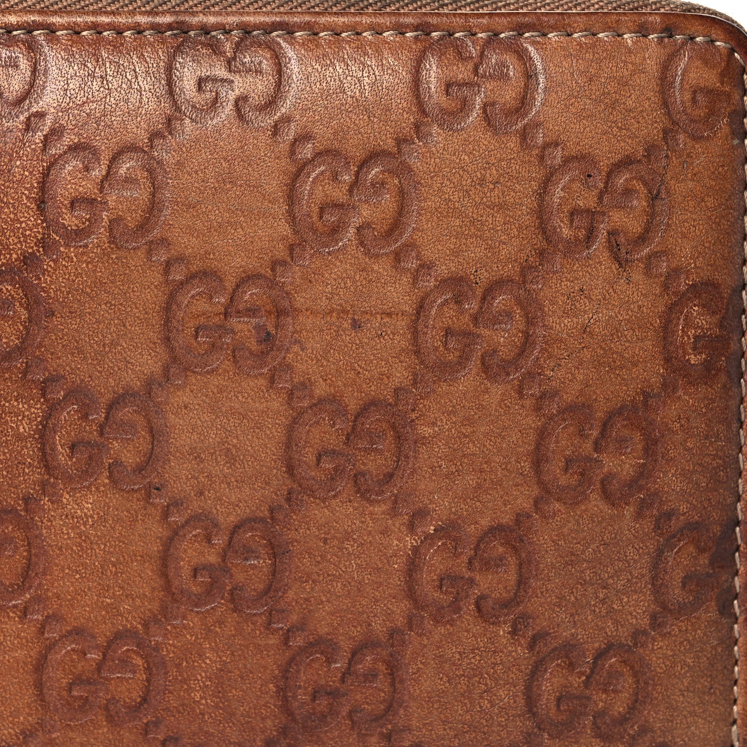 Gucci Guccissima Bamboo Tassel Zip Around Wallet Light Brown 13 of 13