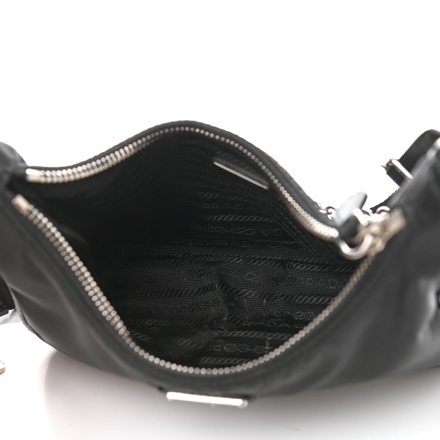 Prada Nylon Re-Edition 2005 Shoulder Bag Black 5 of 13