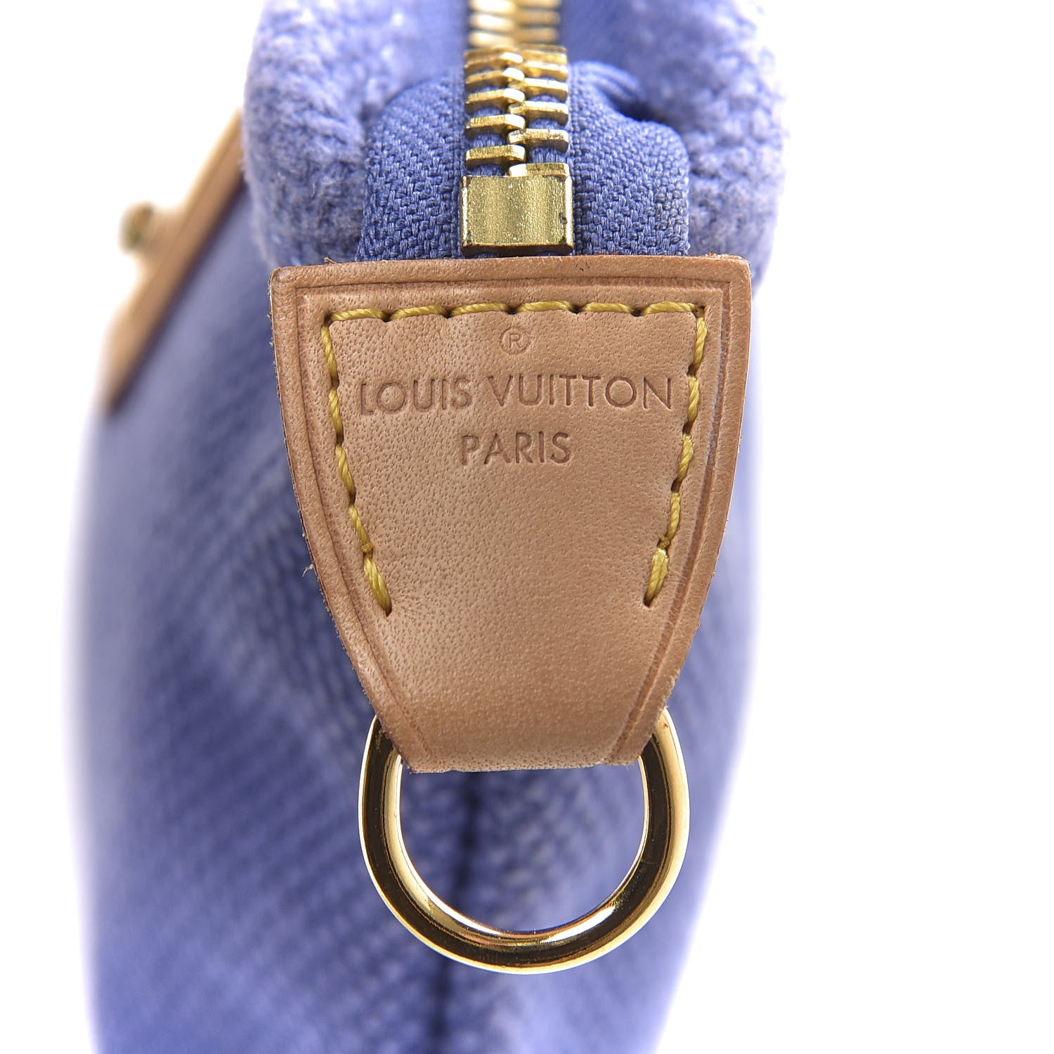 Louis Vuitton Toile Antigua Pochette Plate PM Blue 6 of 8