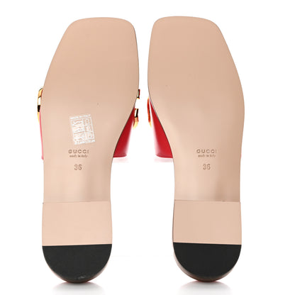 Gucci Malaga Kid Cara Flat Slide Sandals 36 Runway Coral 6 of 10
