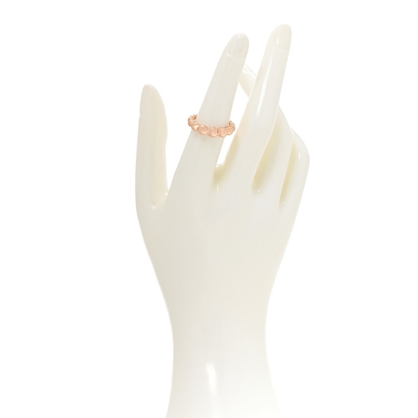 18K Rose Gold Perlee Pearls of Gold Variation Ring 53 6.5