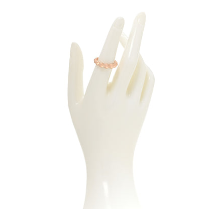 Van Cleef & Arpels 18K Rose Gold Perlee Pearls of Gold Variation Ring 53 6.5 2 of 6