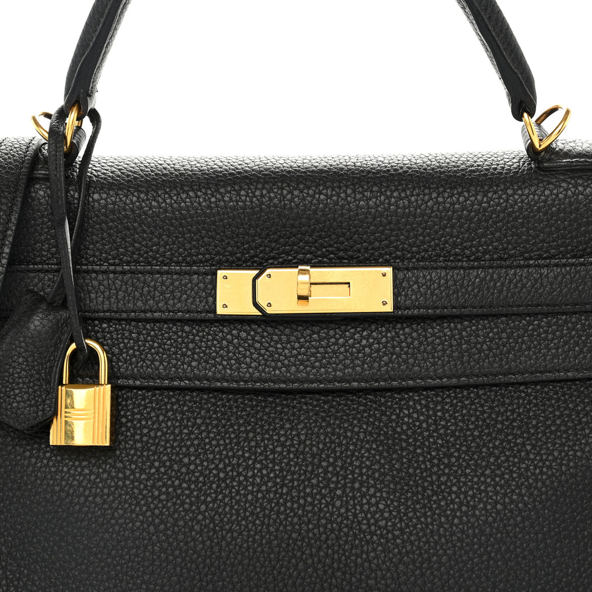 Hermes Togo Kelly Retourne 32 Black 8 of 15