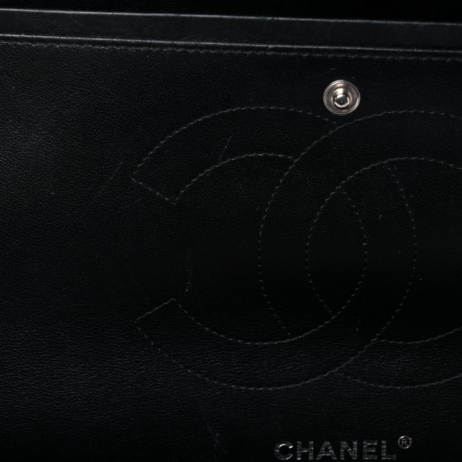 Chanel Patent Quilted Jumbo Double Flap Black 10 of 16