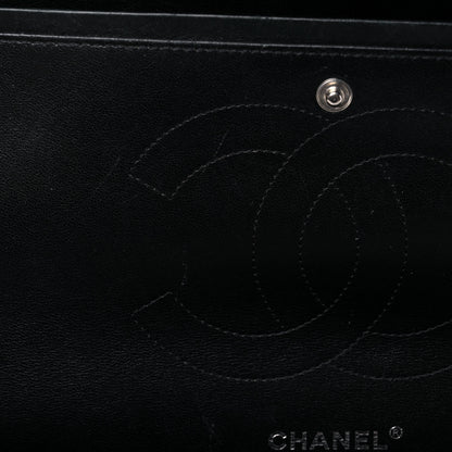 Chanel Patent Quilted Jumbo Double Flap Black 10 of 16