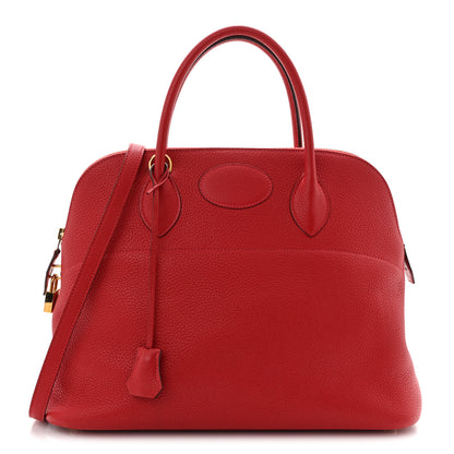 Hermes Taurillon Clemence Bolide 35 Rouge Piment 1 of 13
