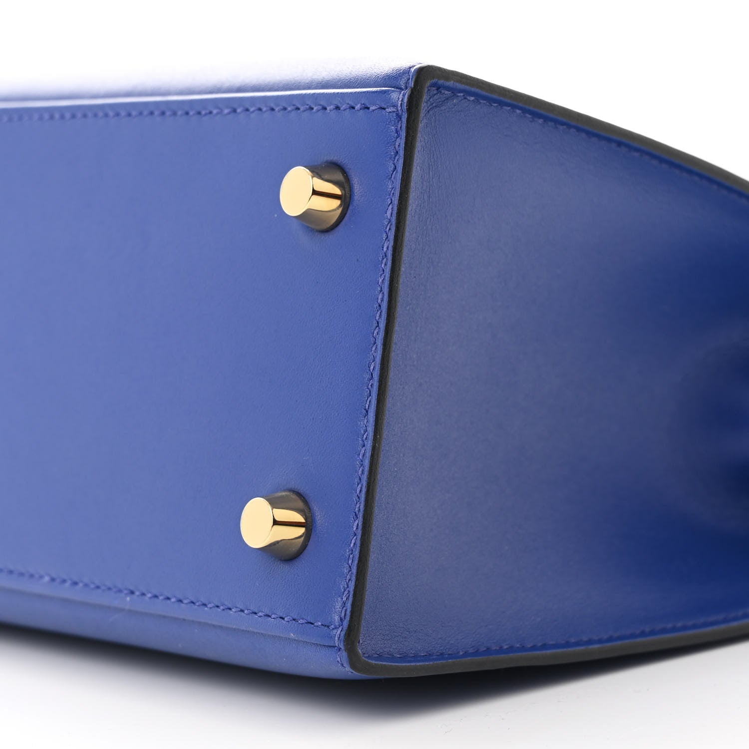Hermes Box Kelly Sellier 25 Bleu Electrique 10 of 12