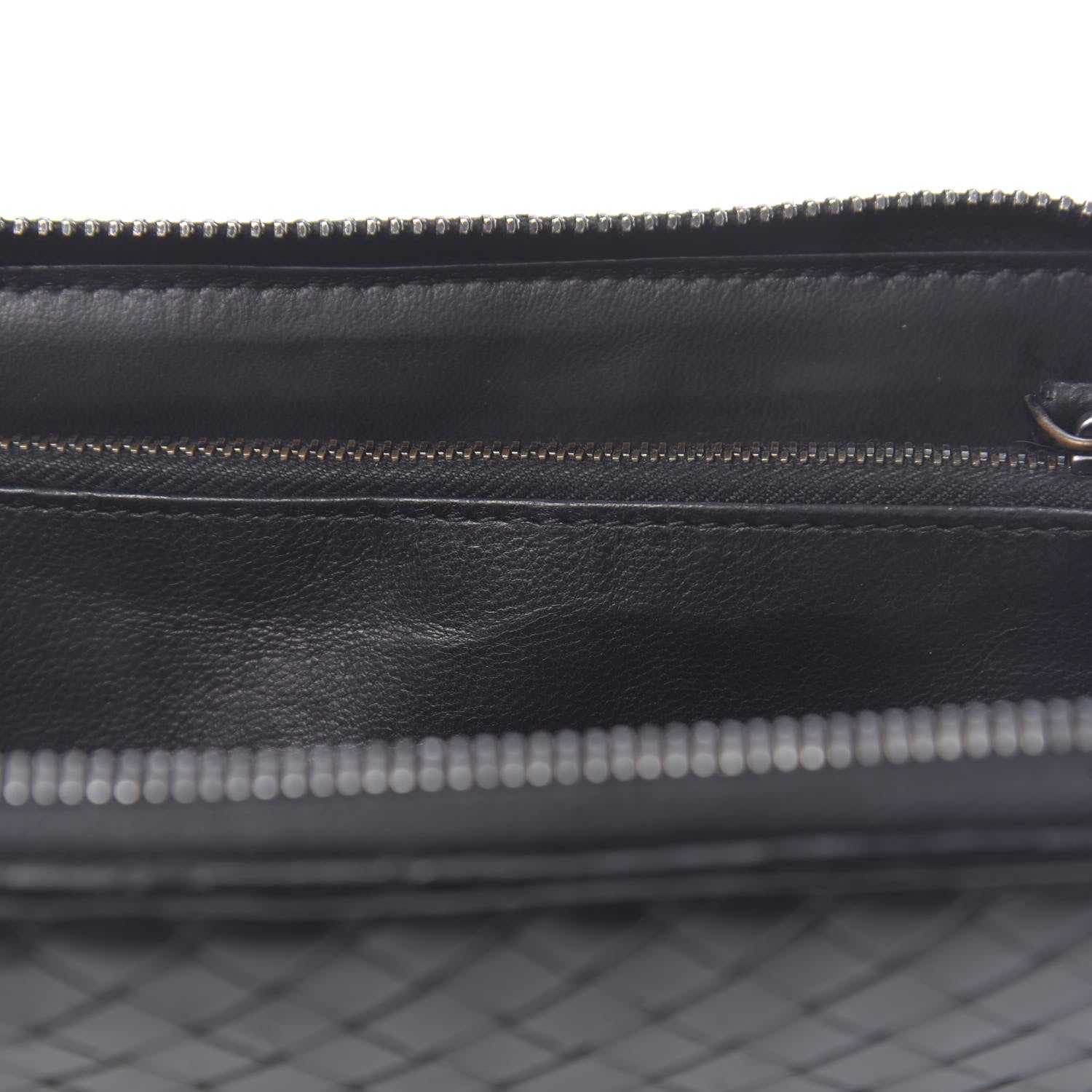 Bottega Veneta Nappa Intrecciato Zip Around Wallet Black 14 of 14